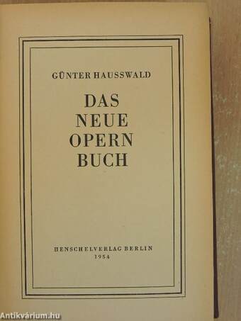 Das Neue Opernbuch