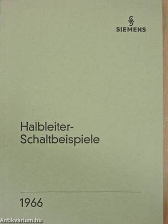 Halbleiter-Schaltbeispiele 1966