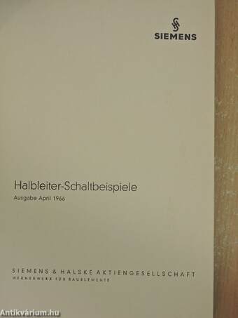 Halbleiter-Schaltbeispiele 1966