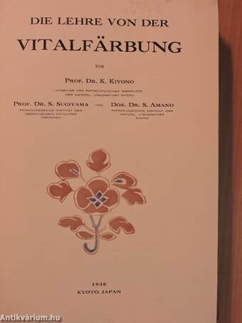 Die Lehre von der Vitalfärbung