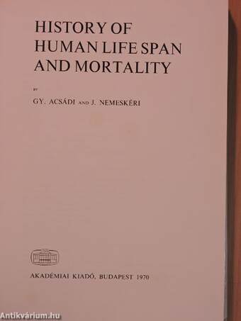 History of Human Life Span and Mortality