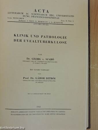 Klinik und Pathologie der Uvealtuberkulose