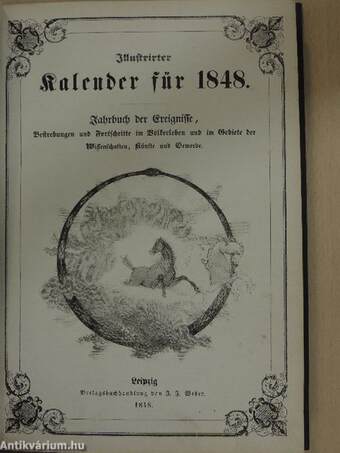 Illustrirter Kalender für 1848. (gótbetűs)