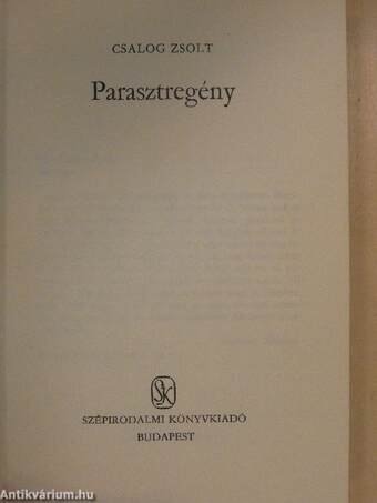 Parasztregény