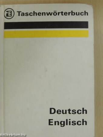 Taschenwörterbuch Deutsch-Englisch