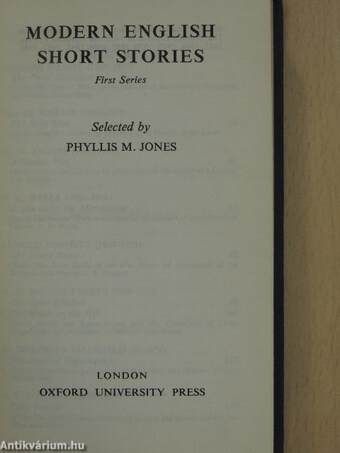 Modern English Short Stories 1