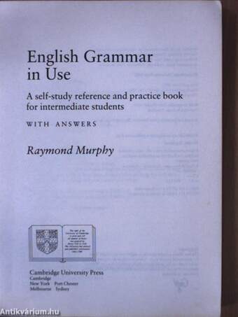 English Grammar in Use