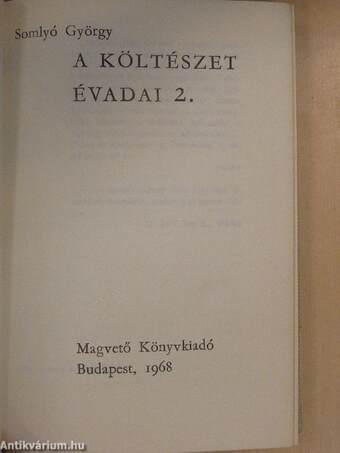 A költészet évadai 2.