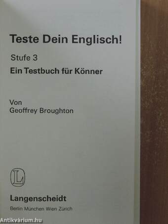 Teste Dein Englisch! 3