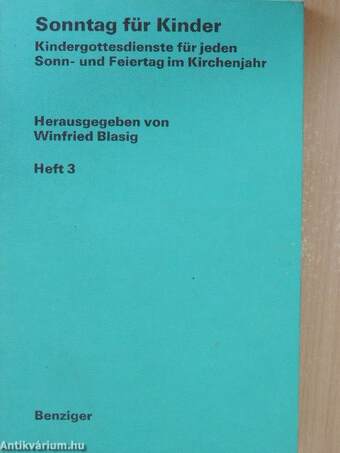 Sonntag für Kinder 3.