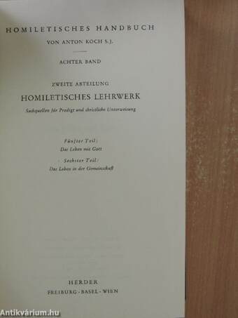 Homiletisches Lehrwerk 5-6.