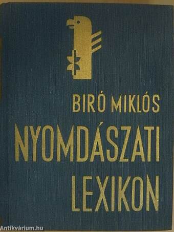 Nyomdászati lexikon