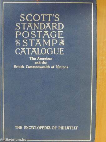 Scott's Standard postage stamp catalogue I.