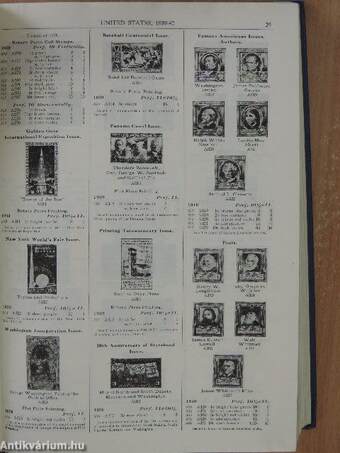 Scott's Standard postage stamp catalogue I.