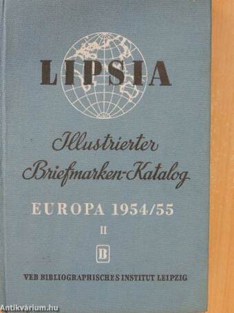 Lipsia Briefmarken-Katalog 1954/55