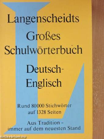 Langenscheidts Großes Schulwörterbuch