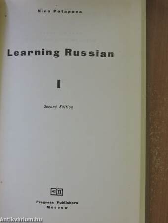 Learning Russian I.