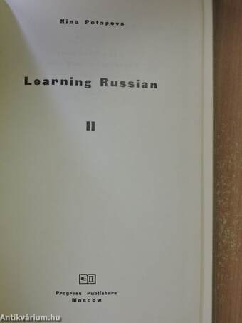 Learning Russian II.