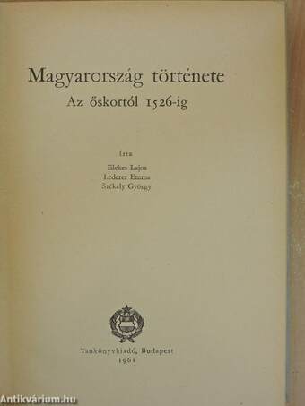 Magyarország története I-III.