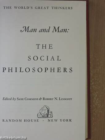 Man and Man: The Social Philosophers