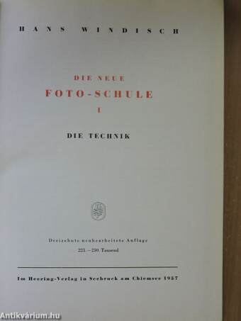 Die neue Foto-Schule I.