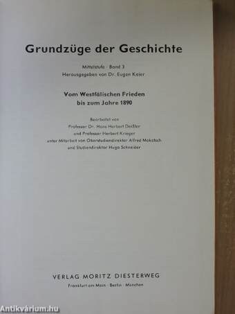 Grundzüge der Geschichte 3.