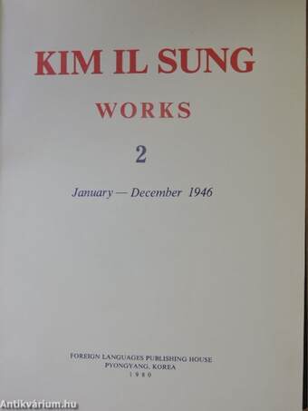 Kim Il Sung Works 2