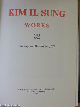 Kim Il Sung Works 32