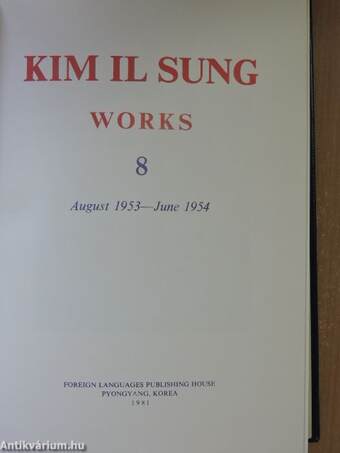 Kim Il Sung Works 8
