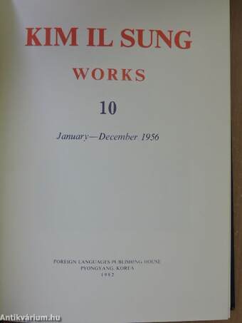 Kim Il Sung Works 10