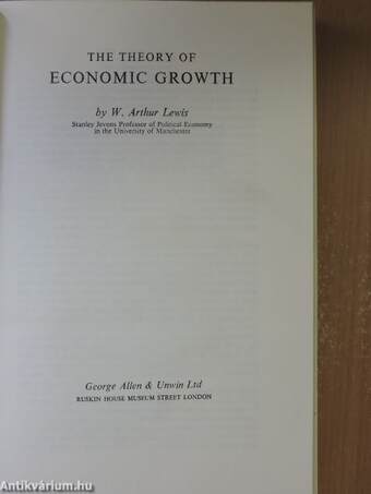 The Theory of Economic Growth