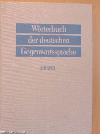 Wörterbuch der deutschen Gegenwartssprache 2.