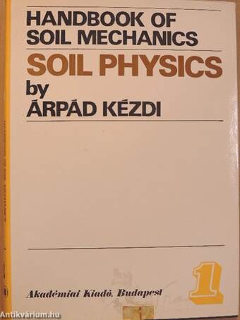 Handbook of Soil Mechanics I.