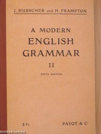 A Modern English Grammar II.