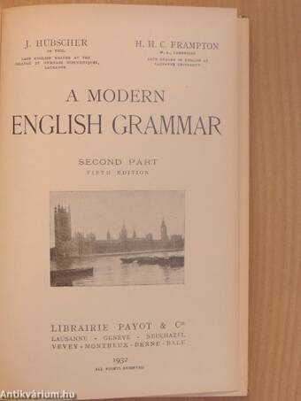 A Modern English Grammar II.