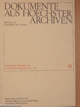 Dokumente aus hoechster Archiven 18.