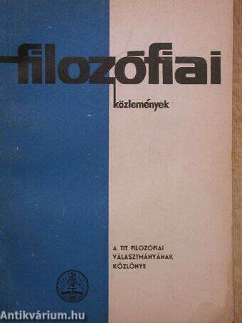 Filozófiai közlemények 1967/2.