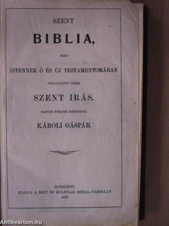 Szent Biblia