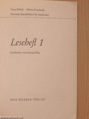 Leseheft 1