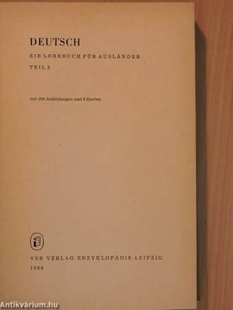 Deutsch - Ein Lehrbuch für Ausländer 2.