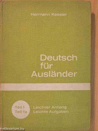 Deutsch für Ausländer 1/1a