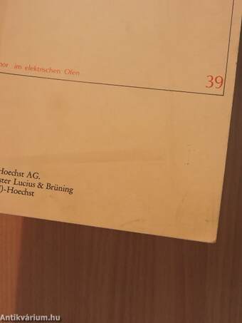 Dokumente aus Hoechster Archiven 39.