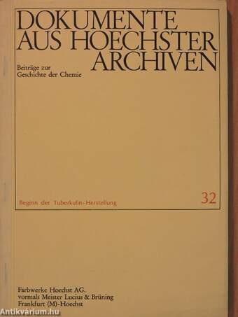 Dokumente aus Hoechster Archiven 32.