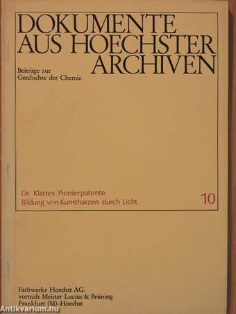 Dokumente aus Hoechster Archiven 10.