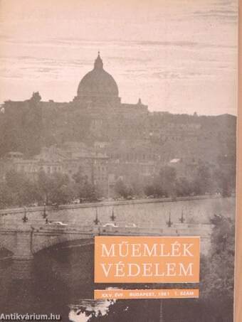 Műemlékvédelem 1981/1.