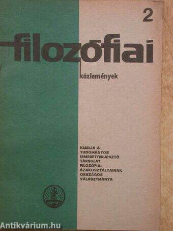 Filozófiai közlemények 1966/2.