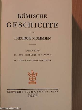 Römische Geschichte I.