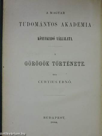 A görögök története IV.