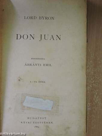Don Juan I. (töredék)
