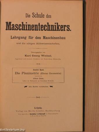 Die Schule des Maschinentechnikers 2.